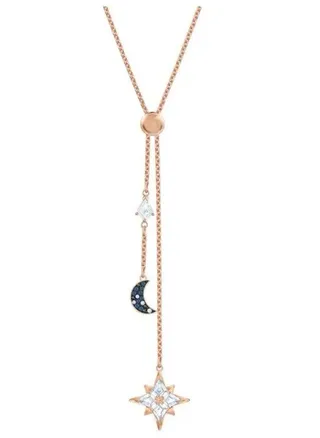 Symbolic Moon And Star Y Necklace 