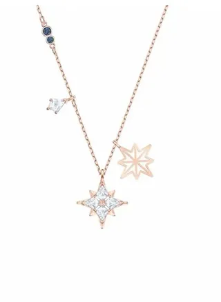Swa Symbol Star Pendant Necklace 