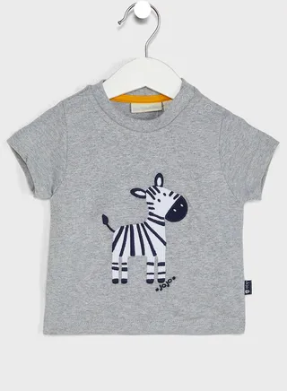Kids Zebra Print T-Shirt 