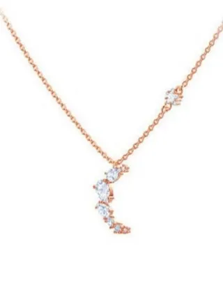Star and Moon Lady Necklace 