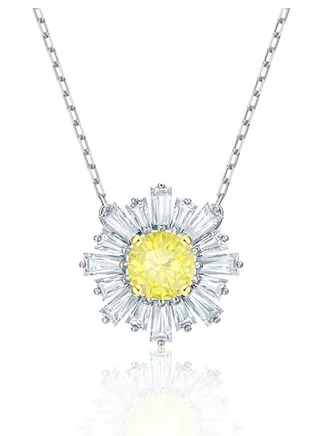 Sunshine Rhodium Plated Pendant 