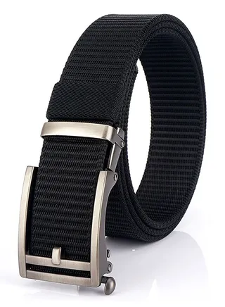 Belts for Men, Slides Men, Ratchet Belt Nylon Web, KASTWAVE Web Nylon Belts for Men Adjustable Automatic Slide Click Ratchet Golf Belt 