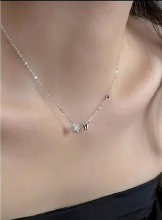 Pure 925 Sterling Silver Necklace For Women 