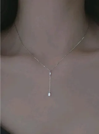 Pure 925 Sterling Silver Necklace For Women 