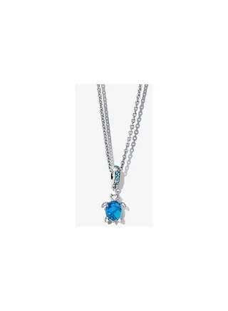 Pandora Glass Sea Turtle Necklace 