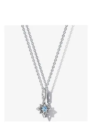 Pandora Disney series, "Cinderella" blue star pendant 