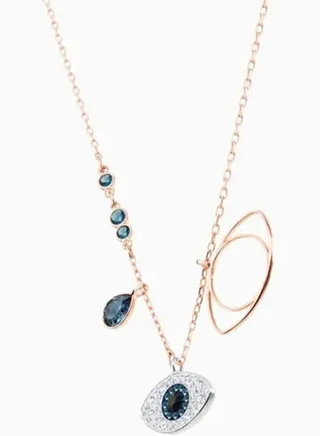 Swarovski Chomel Symbolic Stone Studded Pendant Necklace 