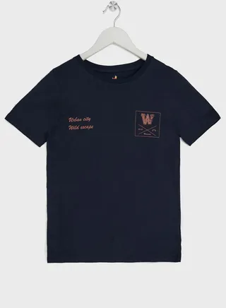 Boys Text Printed T-Shirt 