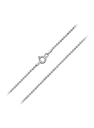 925 Sterling Silver Sparkle Diamond Cut Ball Shot Bead Chain Necklace 