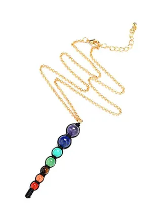 Silver Gold Plated Stone Studded Pendant Necklace 