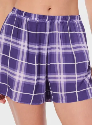 Checks Sleep Shorts 