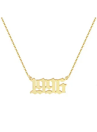 18 Karat Gold Plated Stylish Pendant Necklace 