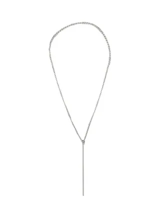 Minimalism Bar Shape Pendant Long Chain Necklace 
