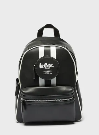 Top Handle Logo Backpack