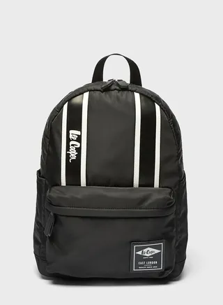 Top Handle Logo Backpack