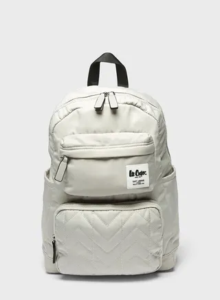 Top Handle Logo Backpack