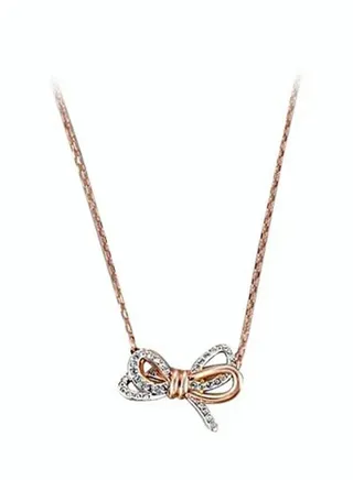 Swarovski Bow Necklace 