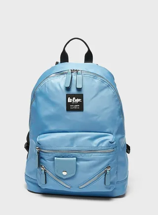Top Handle Logo Backpack