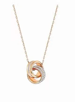 Swarovski Further Stone Studded Pendant Necklace 