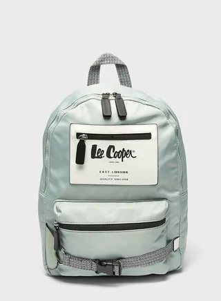 Top Handle Logo Backpack