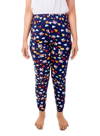 Elasticated Printed Pyjama Multicolour 