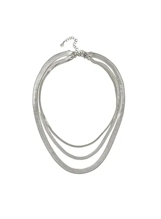 Jessy Triple Necklace Silver 
