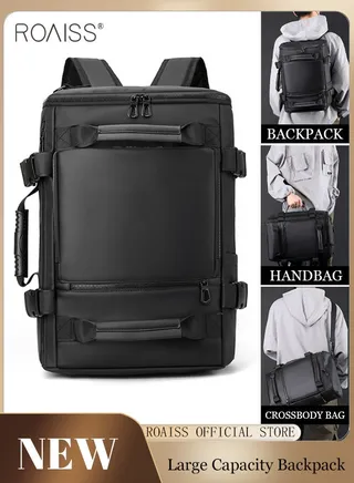 Extra Large Capacity Backpack Men'S Daily Business Travel Multifunctional Waterproof School Bag Business Travel Handbag Fitness Crossbody Bag 