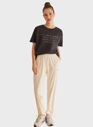 Drawstring Detail Lounge Pants 