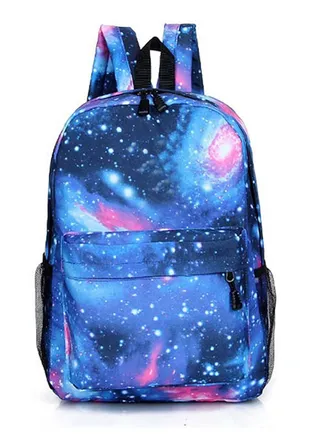 COOLBABY Light Starry Sky School Backpack For Men Large Water-Resistant Travel Backpack For Women 16.5 in Nylon 