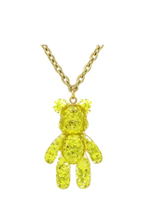 Teddy Bear Gold Necklace 