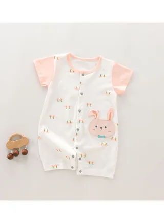 Baby Summer Lightweight Breathable Bodysuit 