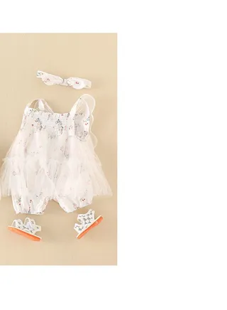 Baby Summer Thin Bodysuit Short Creeper 