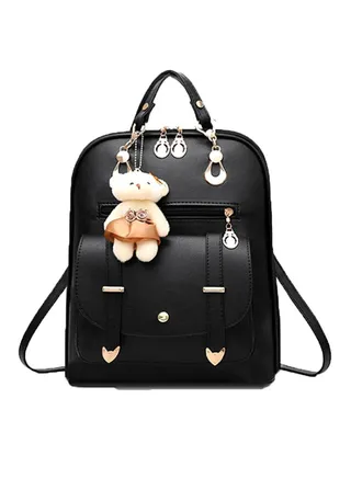 Stylish Backpack Black 