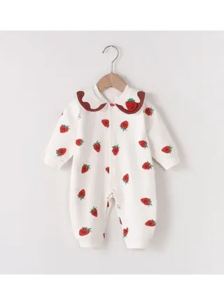 Baby Spring And Autumn Pure Cotton Bodysuit 
