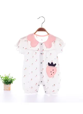 Baby Summer Lightweight Breathable Bodysuit 