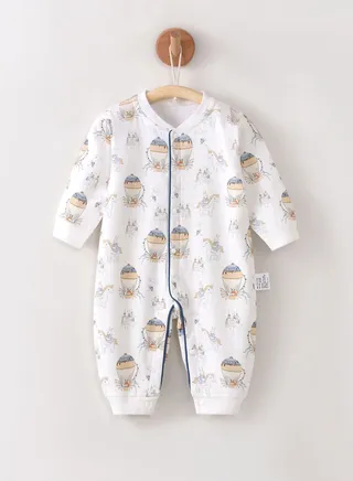 Baby Spring And Autumn Pure Cotton Bodysuit 