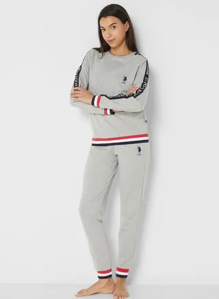 High Waist Logo Pyjama Set 