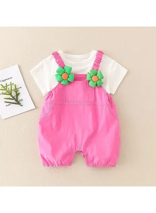 Baby Summer Set Short Sleeve Two Piece Set 