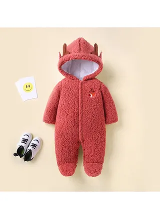 Baby Autumn And Winter Thickened Trend Jumpsuit 