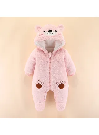 Baby Autumn And Winter Thickened Trend Jumpsuit 