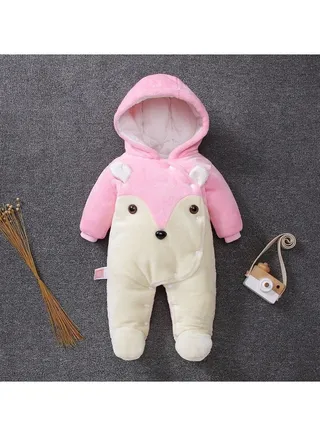 Baby Autumn And Winter Thickened Trend Jumpsuit 