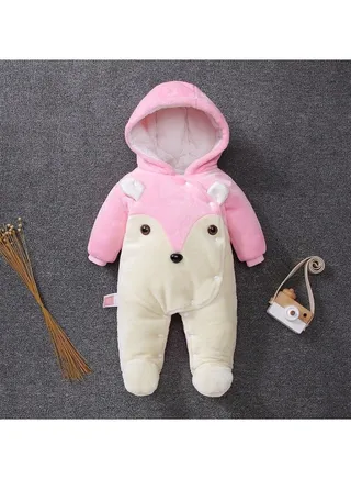 Baby Autumn And Winter Thickened Trend Jumpsuit 