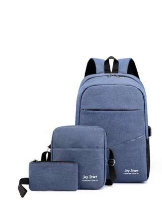 Travel Laptop Backpack, College School Computer Bag with USB Charging Port for Men & Women Fits 15.6 Inch Notebook 