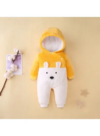 Baby Autumn And Winter Thickened Trend Jumpsuit 