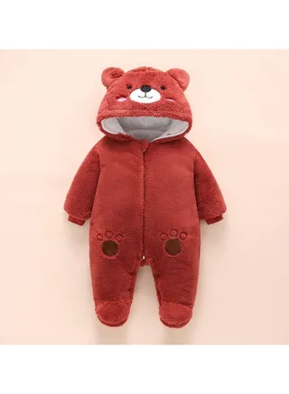 Baby Autumn And Winter Thickened Trend Jumpsuit 