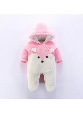 Baby Autumn And Winter Thickened Trend Jumpsuit 