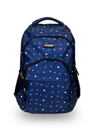 NUZKI School Bag Backpack Lightweight and Spacious Backpack for Back to School Quality bag 
