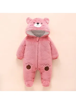 Baby Autumn And Winter Thickened Trend Jumpsuit 