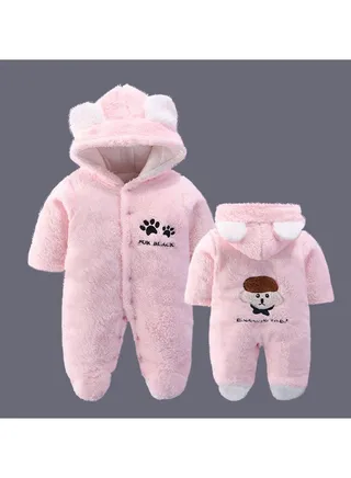 Baby Autumn And Winter Thickened Trend Jumpsuit 
