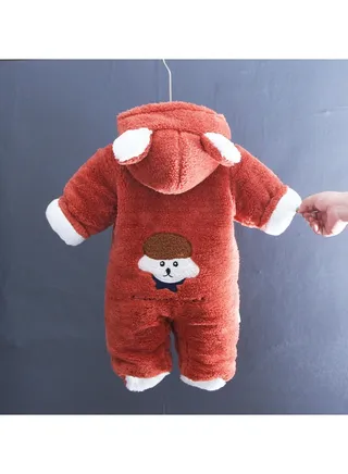 Baby Autumn And Winter Thickened Trend Jumpsuit 